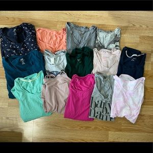 14 XS maternity shirts
